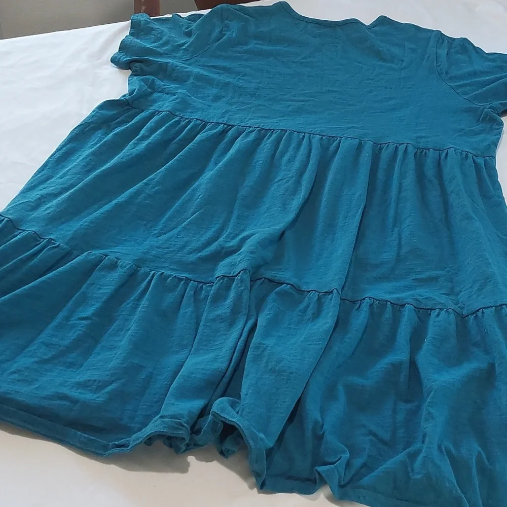 Terra & Sky Teal Dress. Size 1X. So Comfortable . - Picture 8 of 8